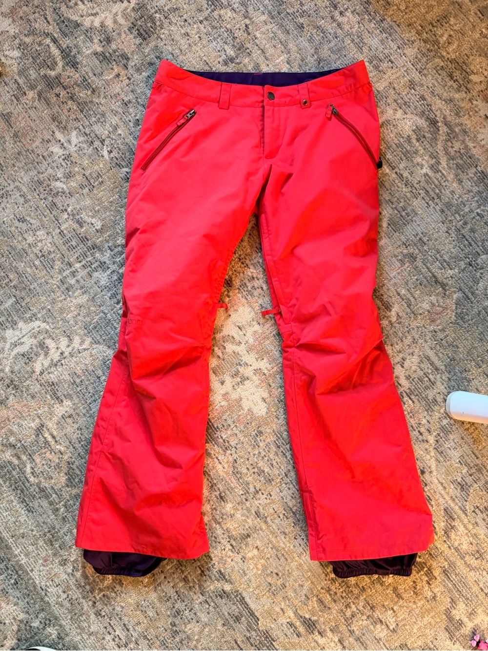 Burton Women’s XL DRYRIDE Snow Pants Coral Red 33” Inseam